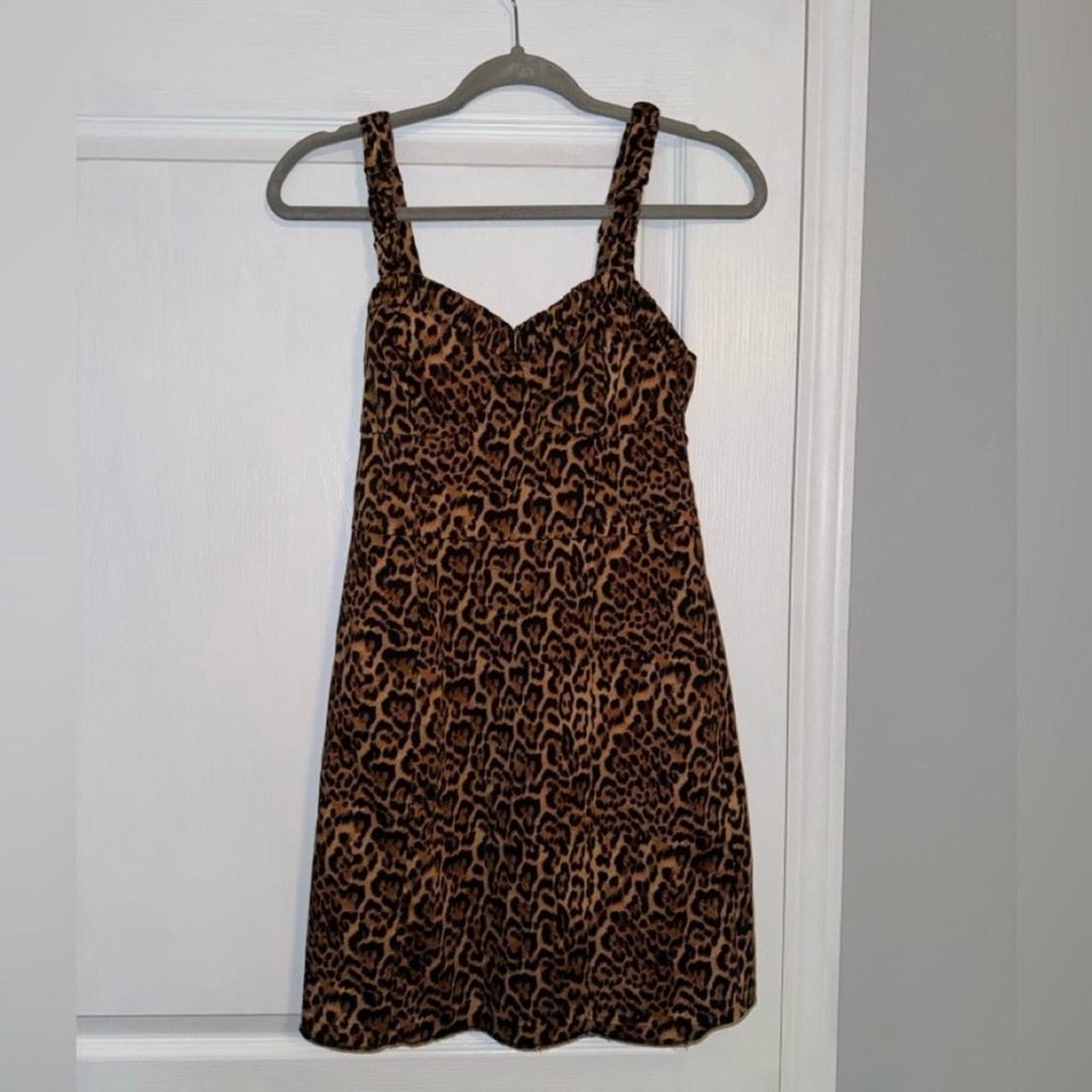 Zara leopard dress size Medium